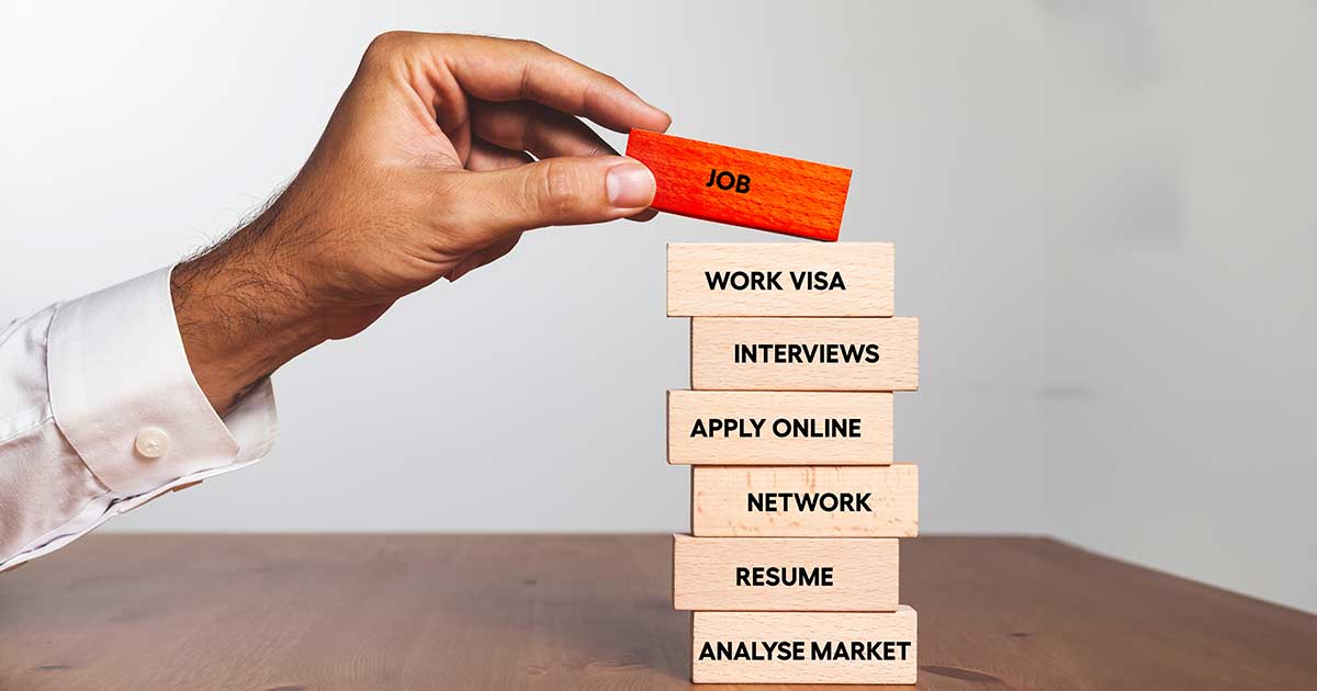 how to get a job in London